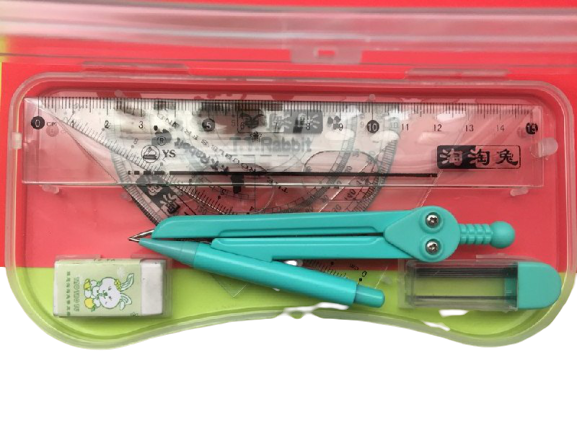 ست خطکش، پرگار، گونیا و نقاله