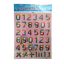 استیکر فانتزی طرح اعداد انگلیسی