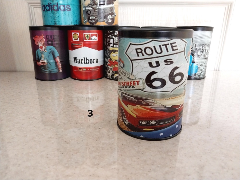 زیرسیگاری فلزی فانتزی