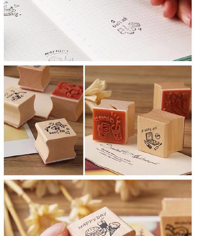 مهر چوبی 4 تایی