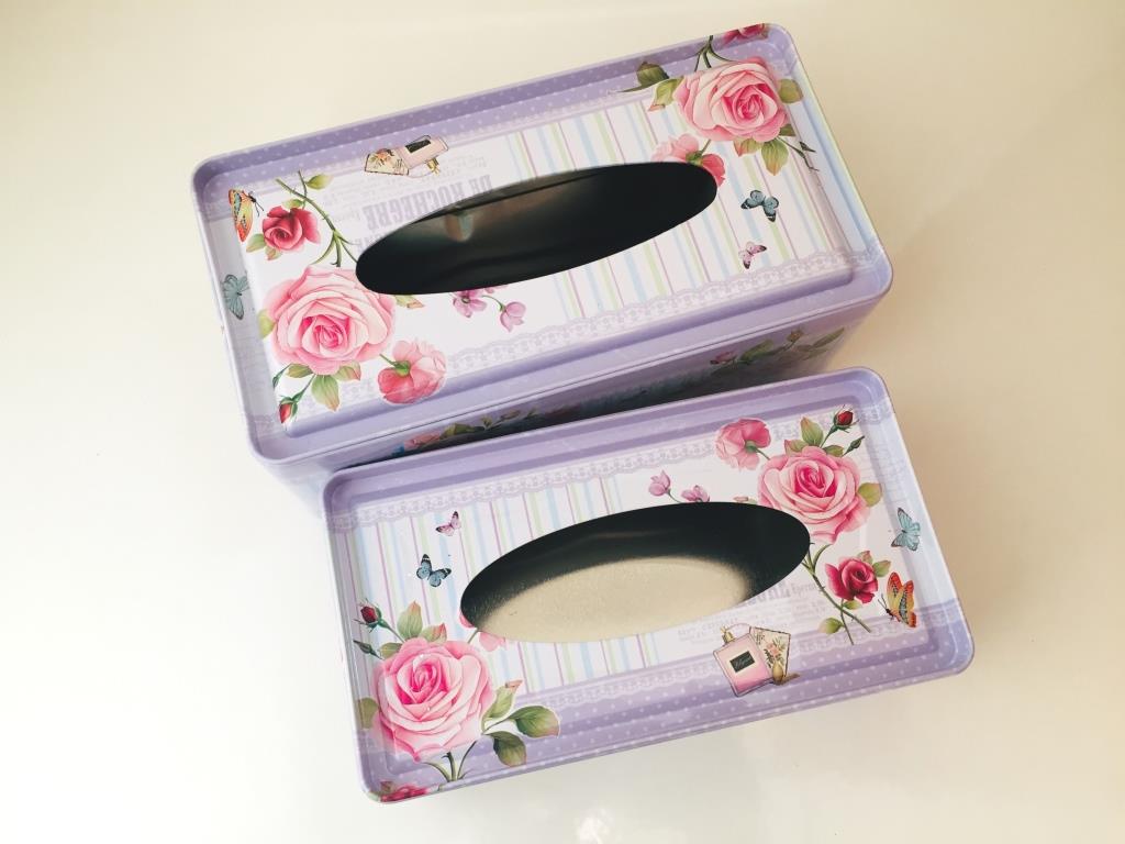 جا دستمال کاغذی فلزی دوقلو