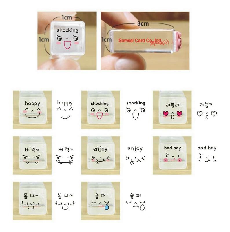 مهر فانتزی شیشه ای 8 تایی طرح گربه