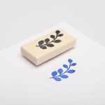 مهر ژلاتینی طرح شاخه برگ