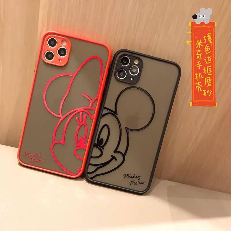 قاب میکی پشت مات قرمز