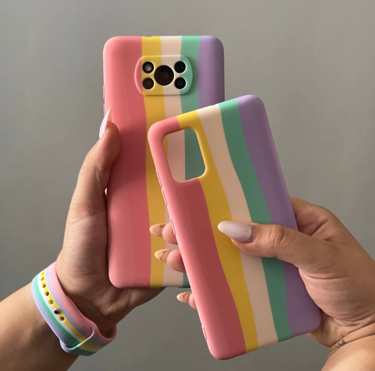 قاب رنگین کمان صورتی سامسونگ