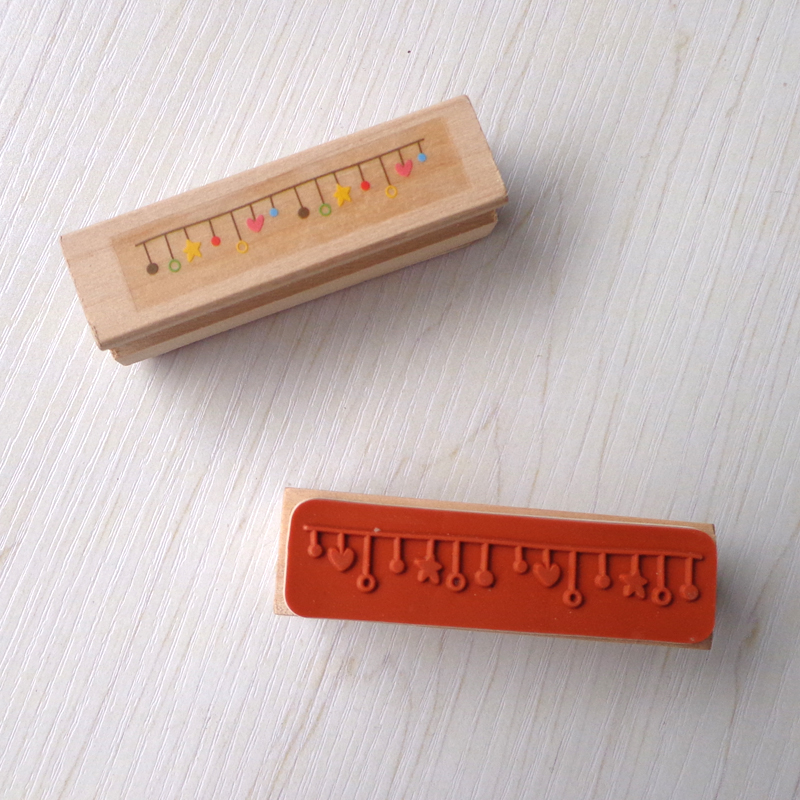 مهر چوبی طرح حاشیه