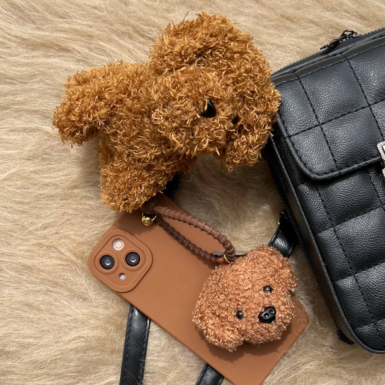 جاکلیدی آویز سگ پودل