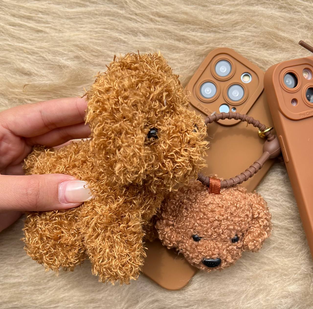 جاکلیدی آویز سگ پودل