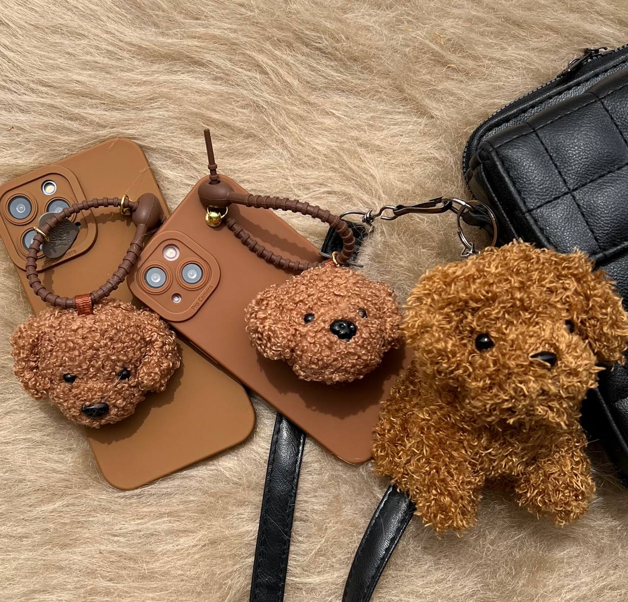 جاکلیدی آویز سگ پودل