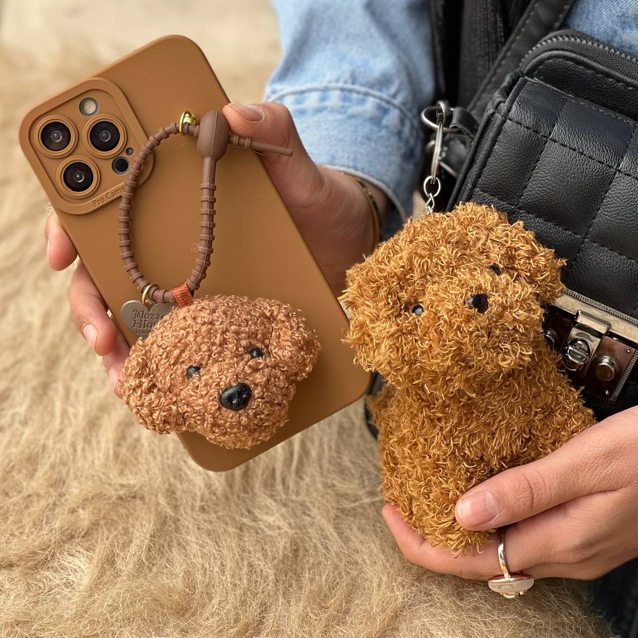 جاکلیدی آویز سگ پودل