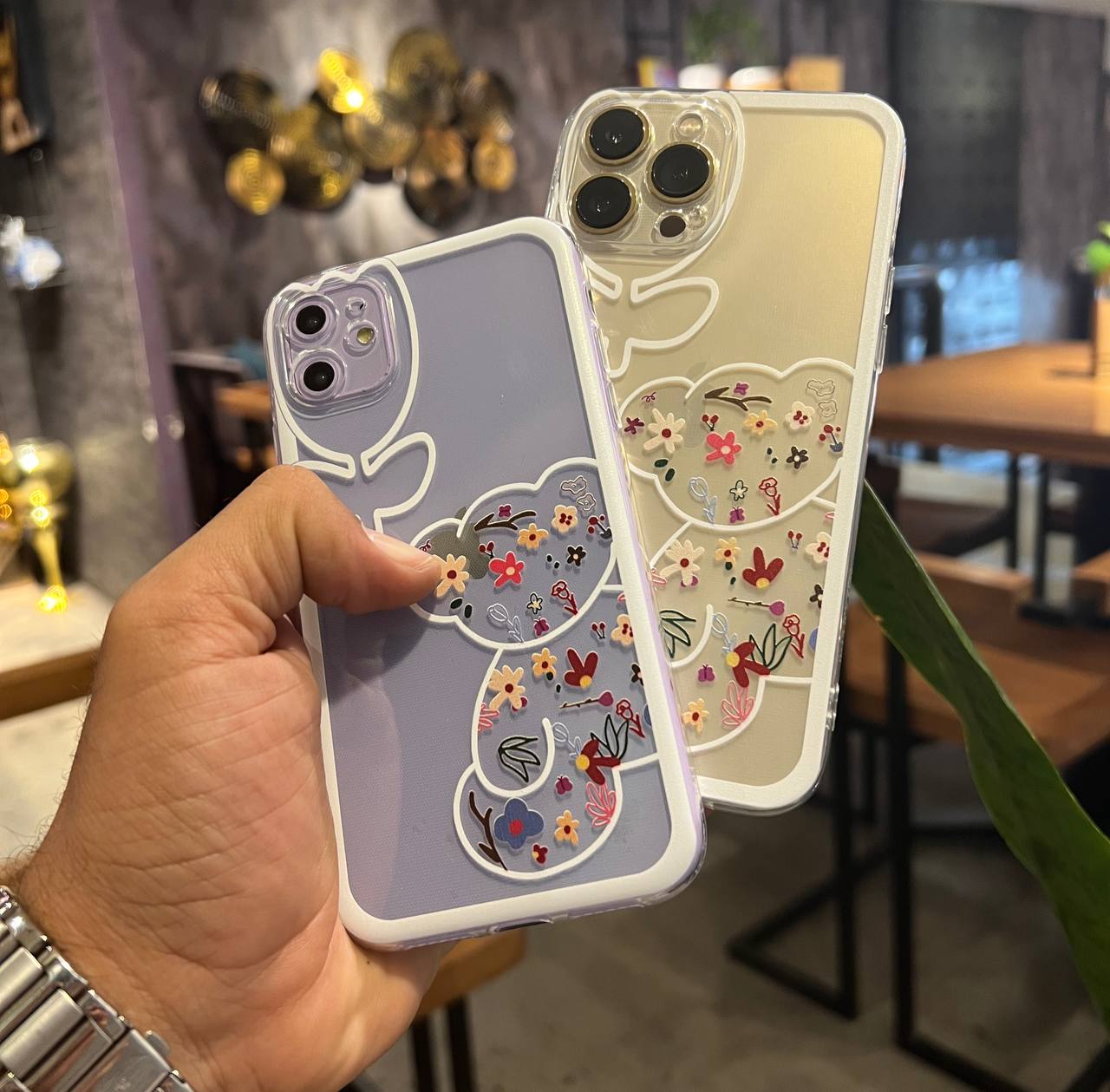 کاور خرس دوربین لاله ای