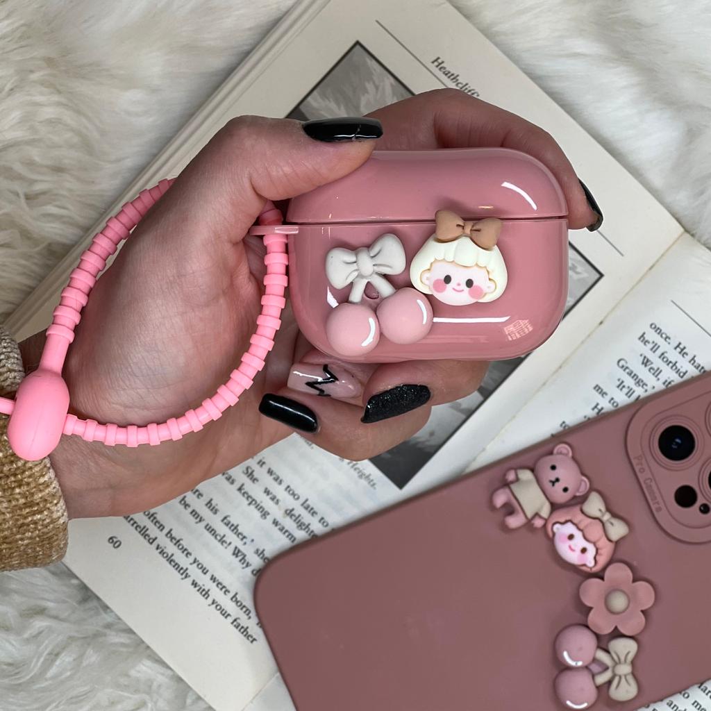 کاور ایرپاد آلیس و خرس برجسته + بند ست