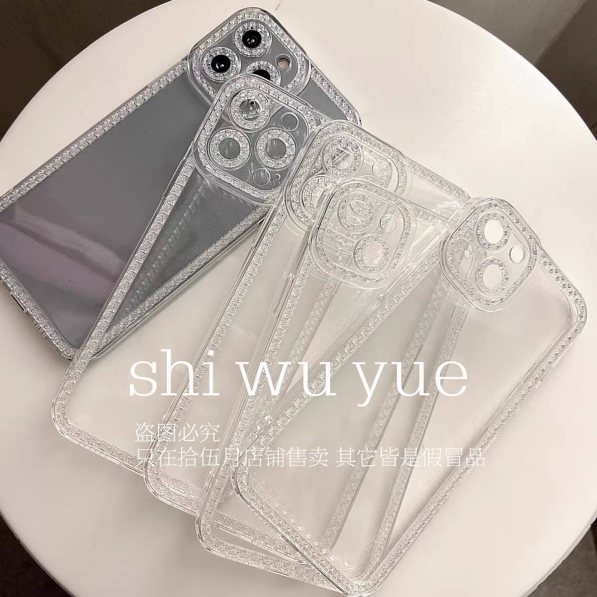 قاب دیاموند شفاف دور نگین