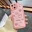 قاب موبایل قلب صورتی لاولی لمسه محافظ لنز دار
