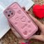 قاب موبایل قلب صورتی لاولی لمسه محافظ لنز دار