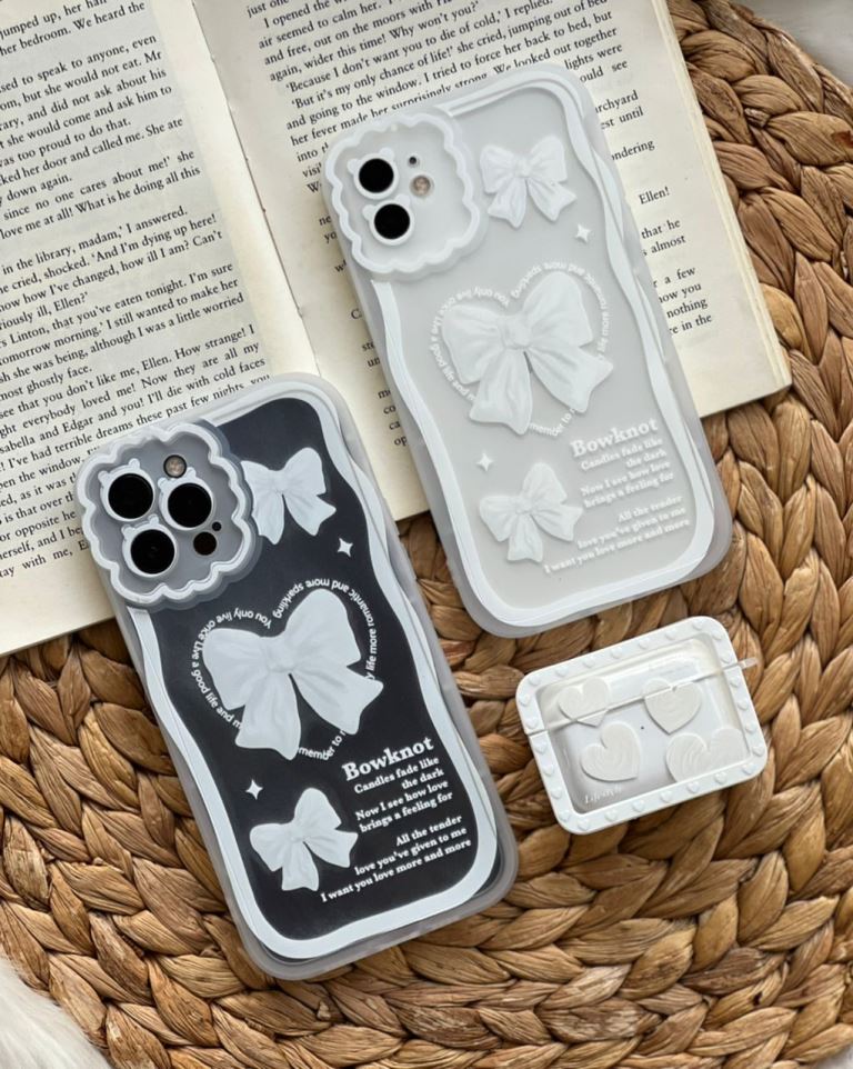 قاب آیفون پاپیون جمله مثبت انگلیسی سفید