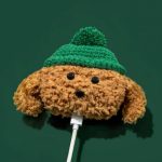 کاور ایرپاد خرس پشمالو کلاه سبز