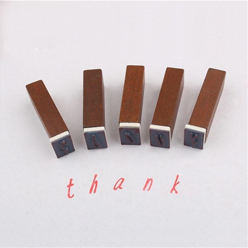 مهر چوبی 28 عددی حروف انگلیسی