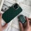 قاب آیفون سبز چرم داغی لویی ویتون
