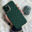 قاب آیفون سبز چرم داغی لویی ویتون