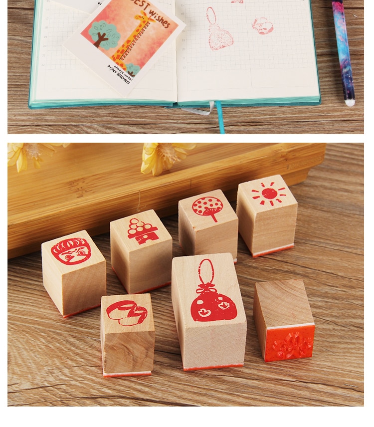 مهر چوبی جعبه مقوایی