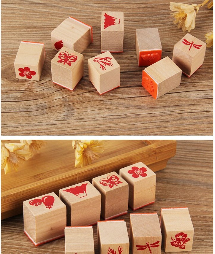 مهر چوبی جعبه مقوایی