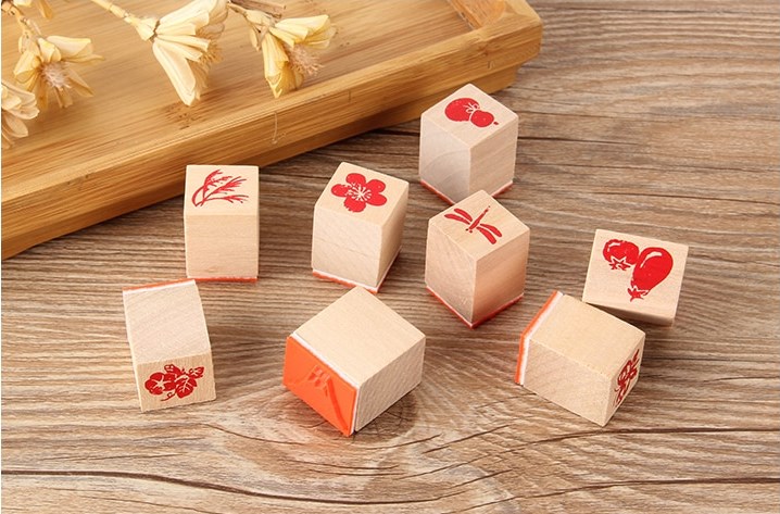 مهر چوبی جعبه مقوایی