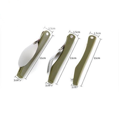 قاشق چنگال مسافرتی تاشو