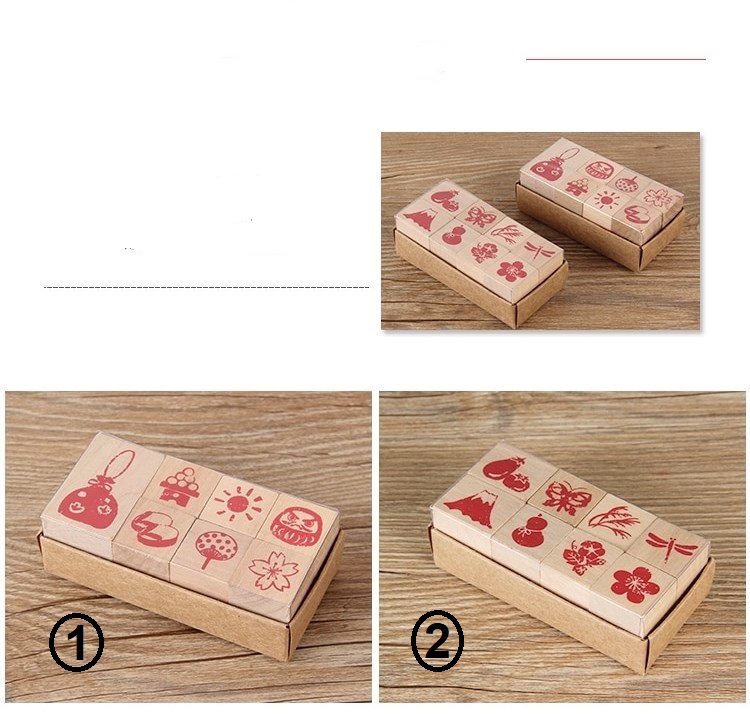 مهر چوبی جعبه مقوایی