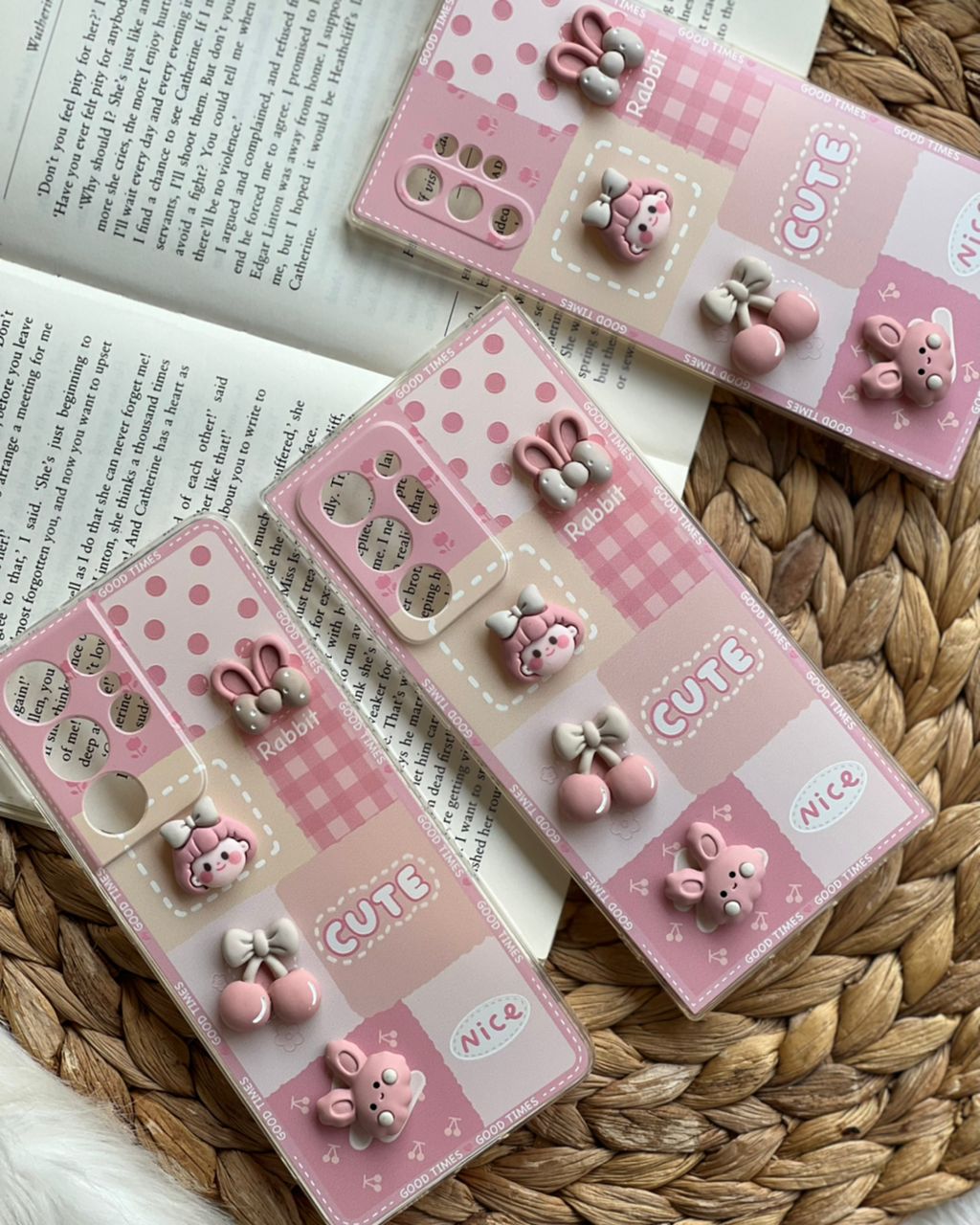 قاب موبایل سامسونگ سرزمین عجایب خرگوش آلبالو