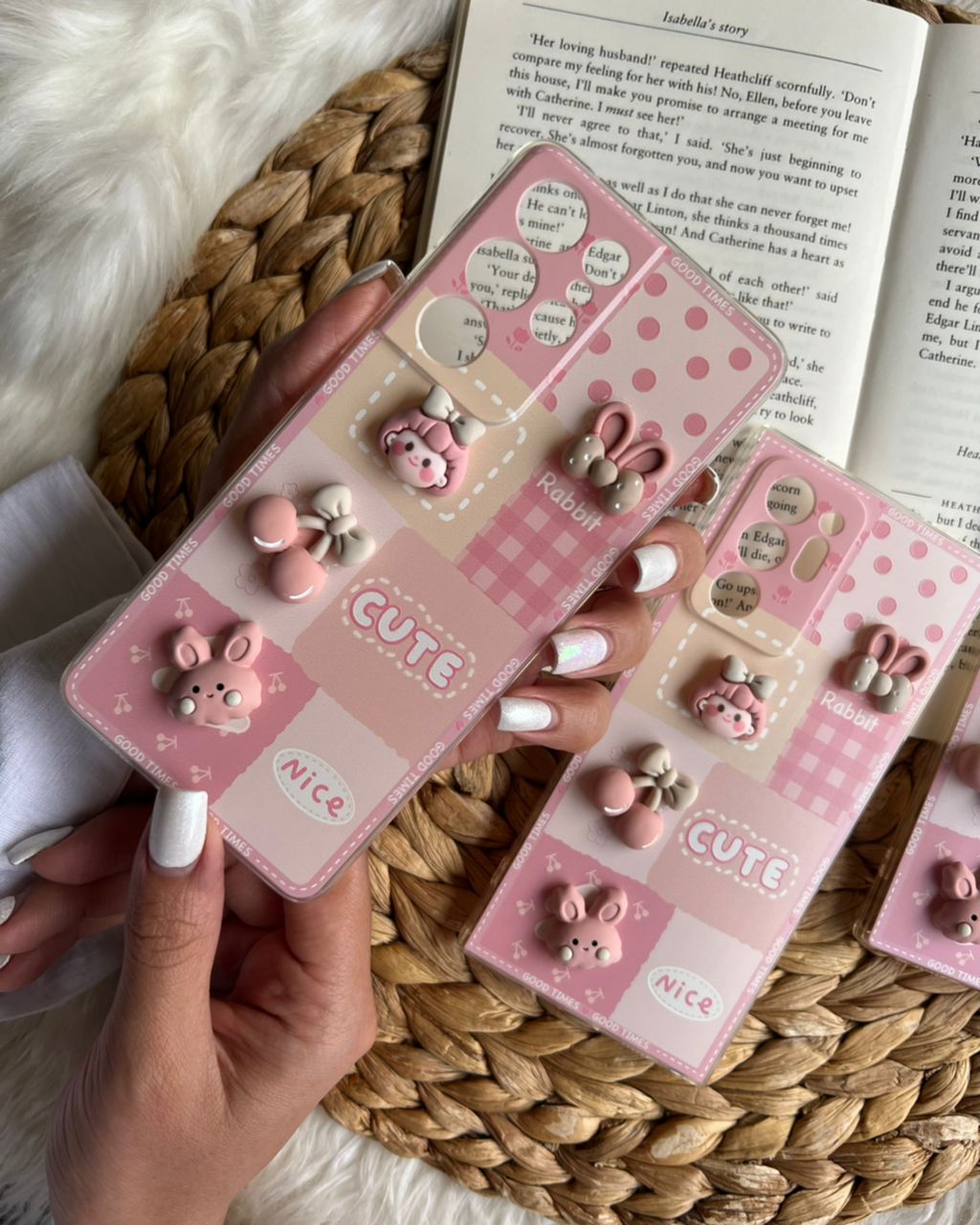 قاب موبایل سامسونگ سرزمین عجایب خرگوش آلبالو