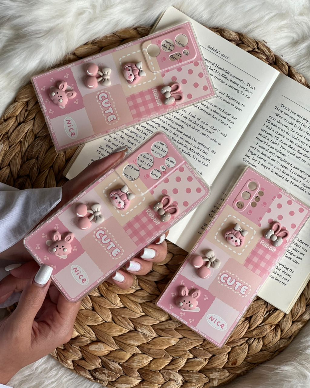 قاب موبایل سامسونگ سرزمین عجایب خرگوش آلبالو