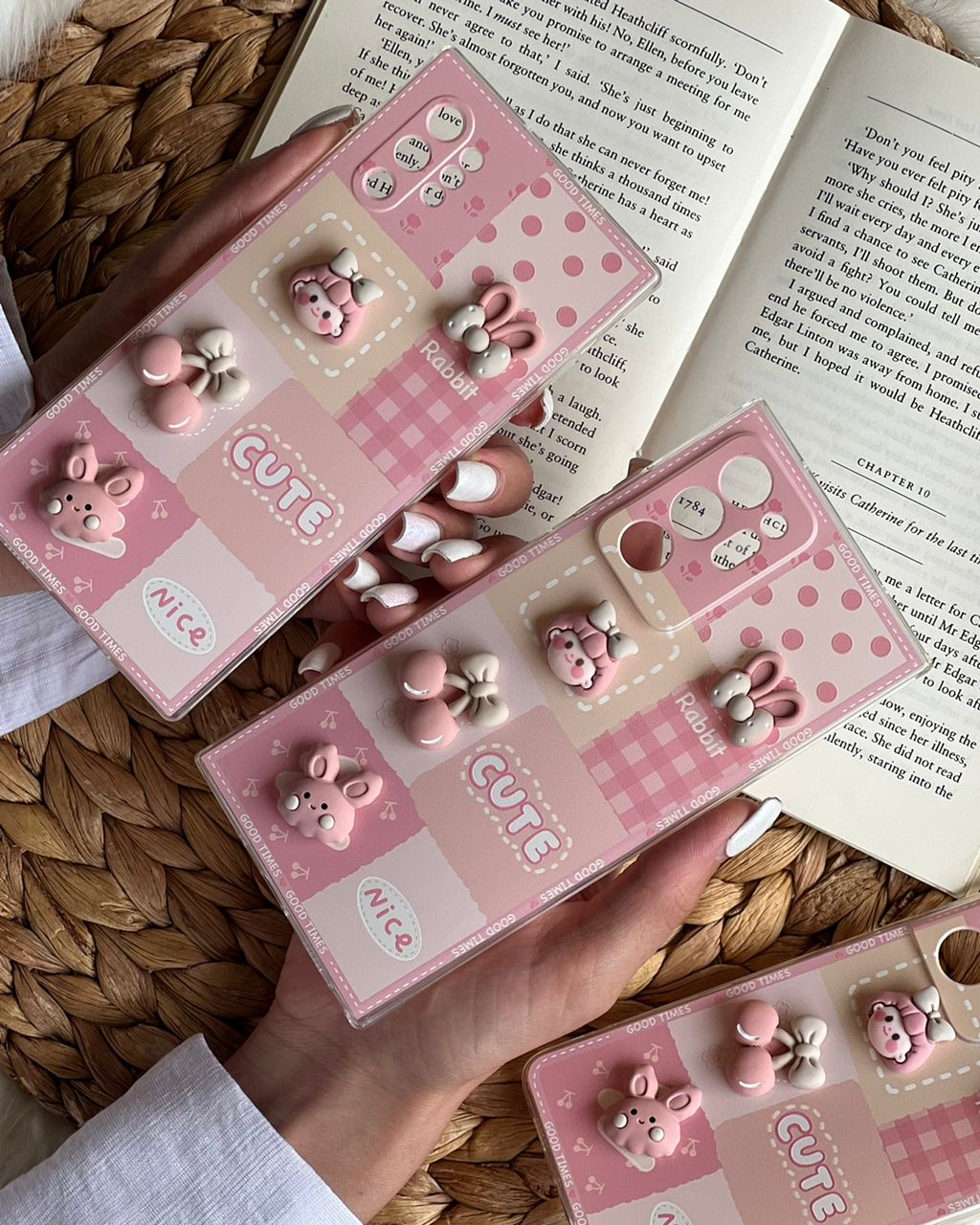 قاب موبایل سامسونگ سرزمین عجایب خرگوش آلبالو