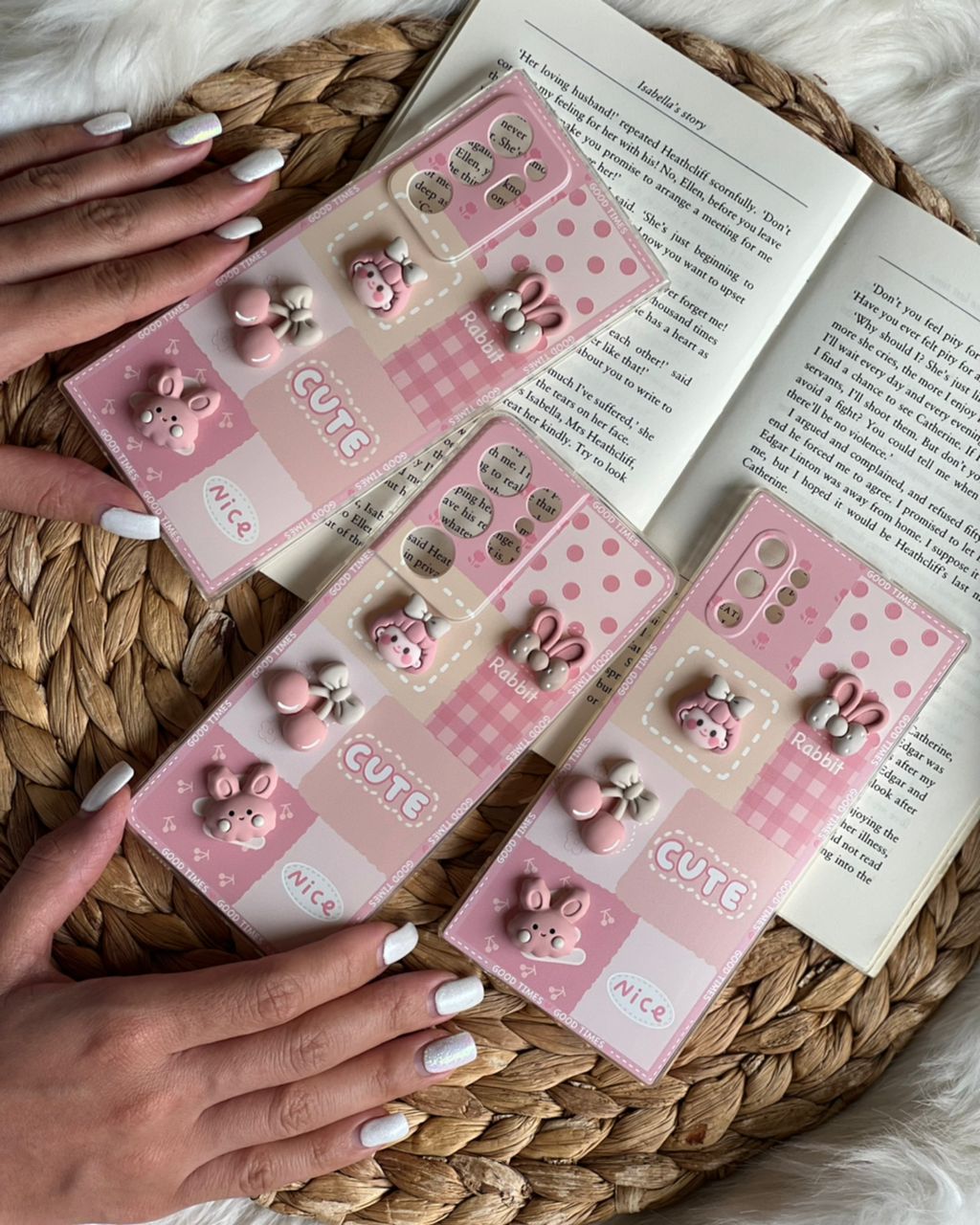 قاب موبایل سامسونگ سرزمین عجایب خرگوش آلبالو