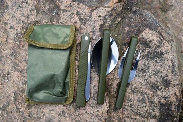 قاشق چنگال مسافرتی تاشو