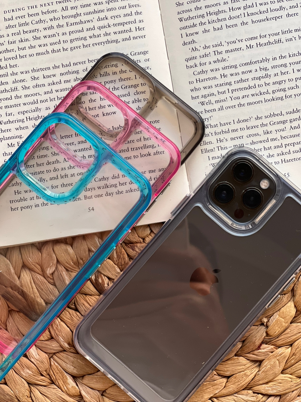 قاب موبایل آیفون کریستال بی رنگ ساده