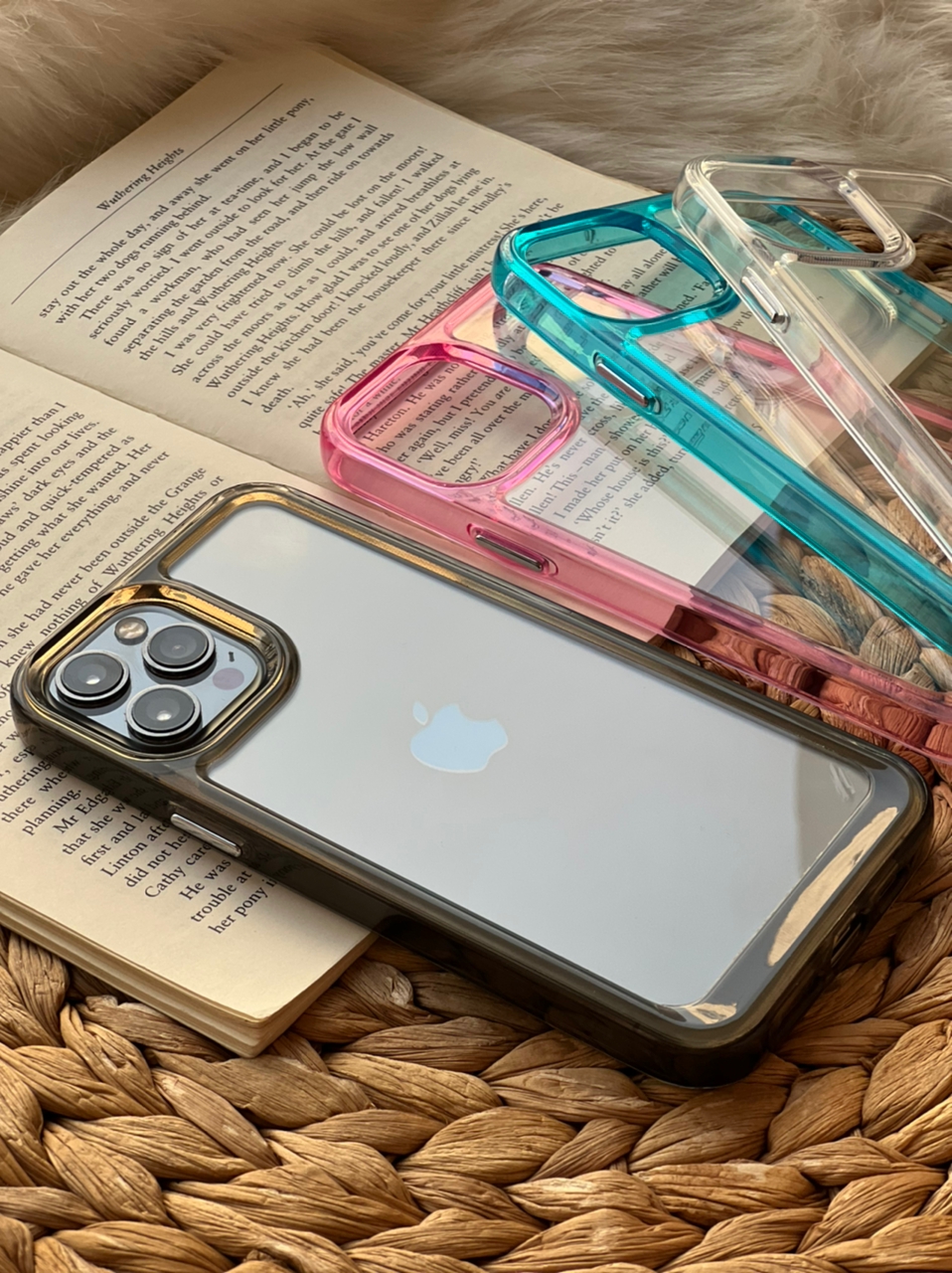 قاب موبایل آیفون کریستال بی رنگ ساده