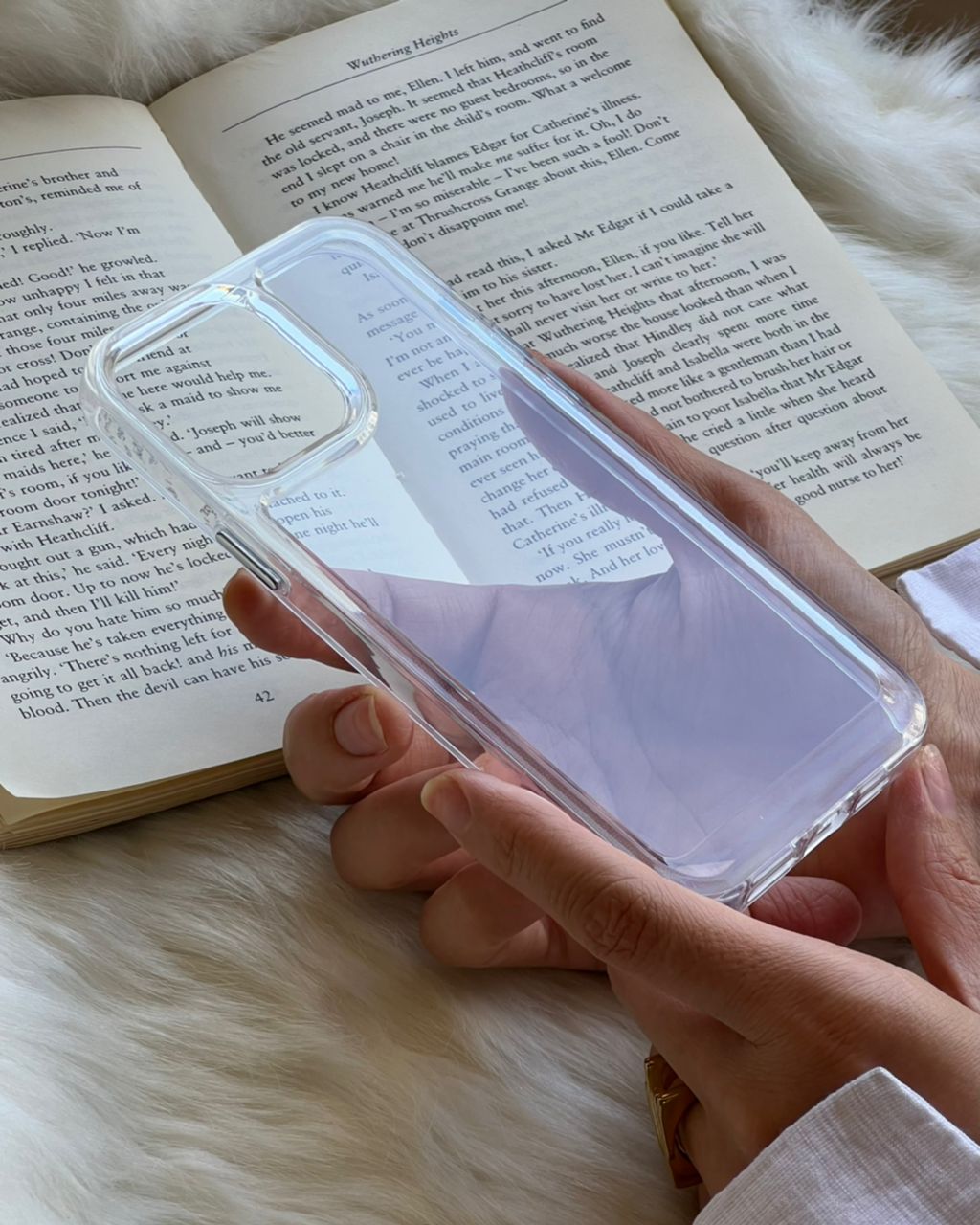 قاب موبایل آیفون کریستال بی رنگ ساده