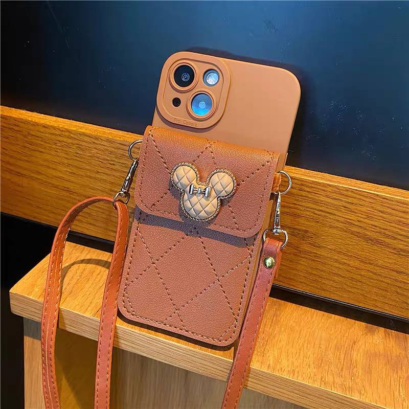 قاب میکی جاکارتی همراه بند چرمی