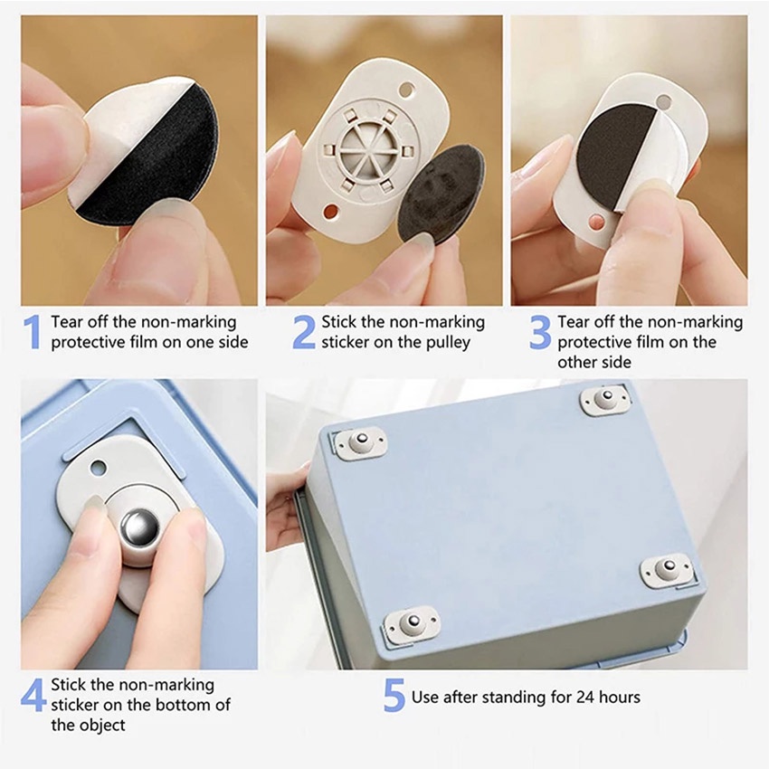 چرخ مخفی همه کاره بسته 4 عددی