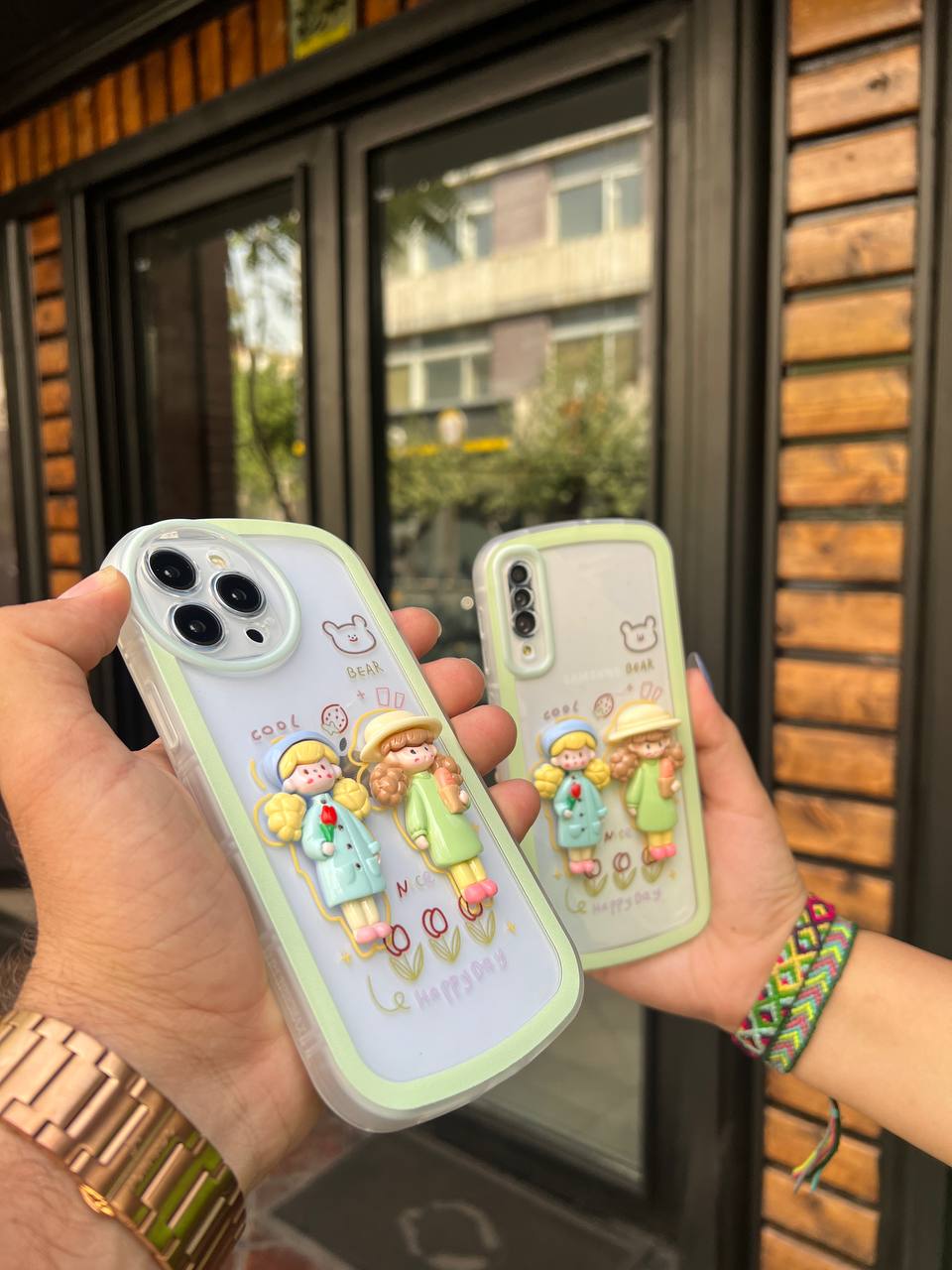 قاب happy day عروسک برجسته