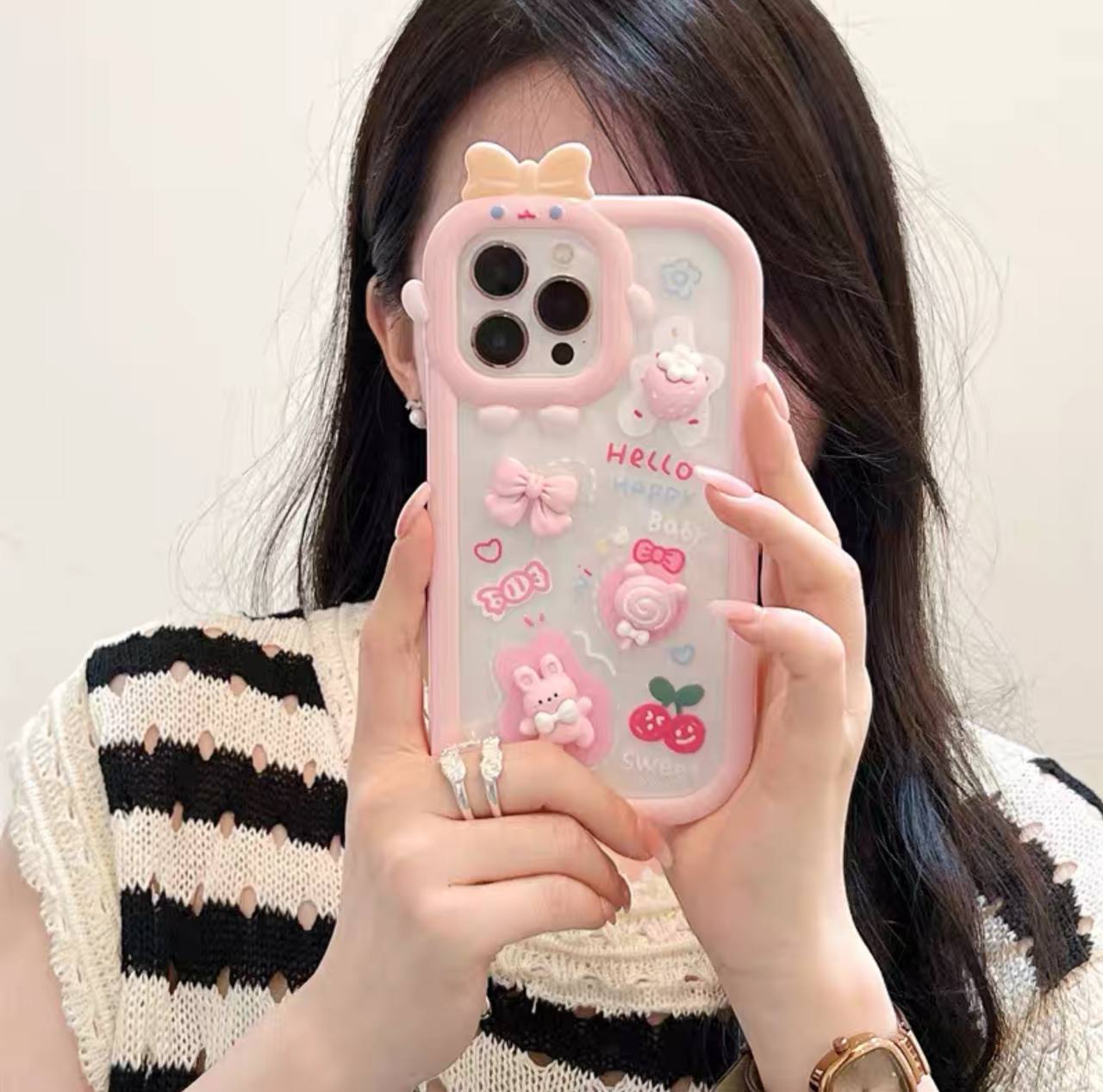 قاب توت فرنگی🎀🍓 پاپیون