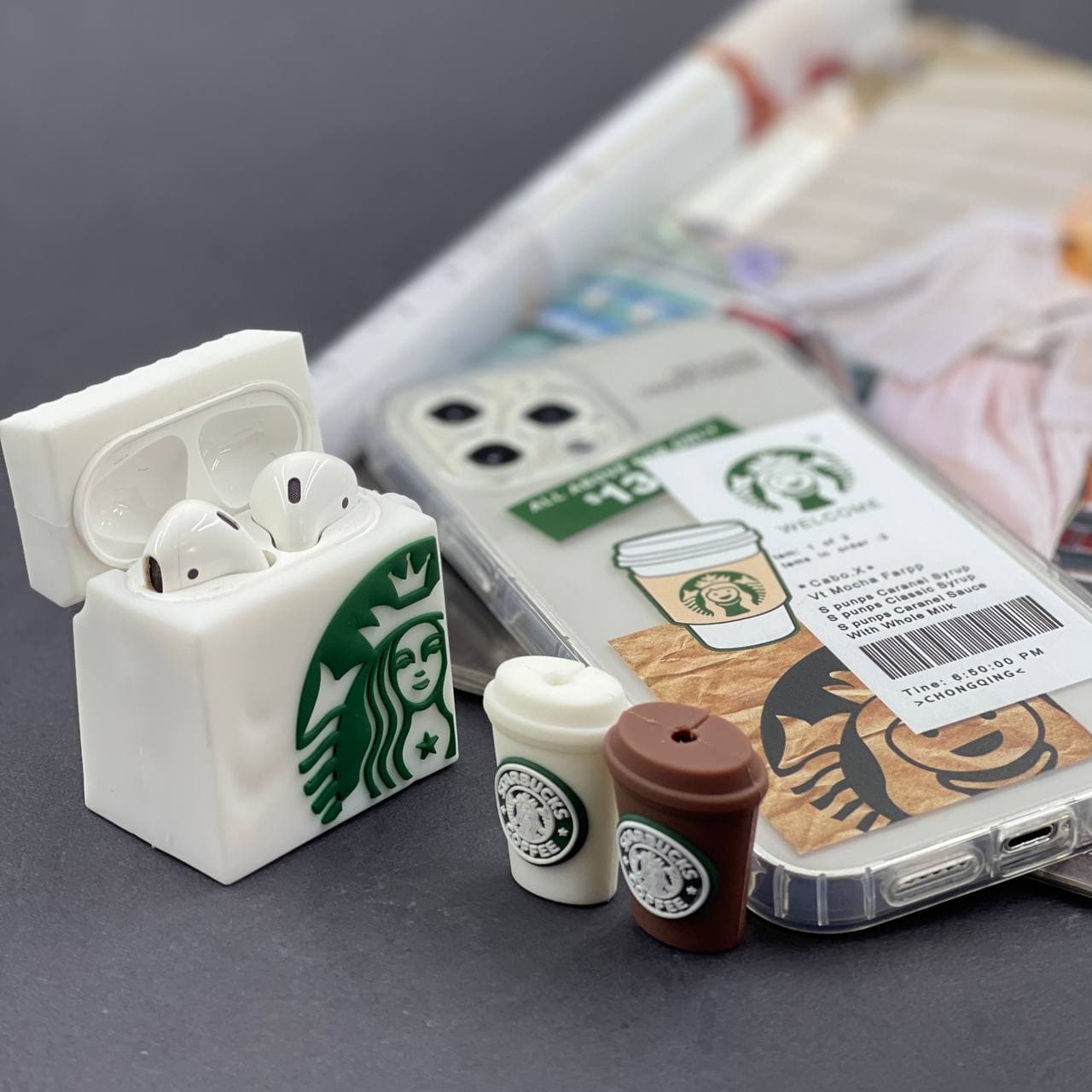 قاب استارباکس ژله ای شفاف