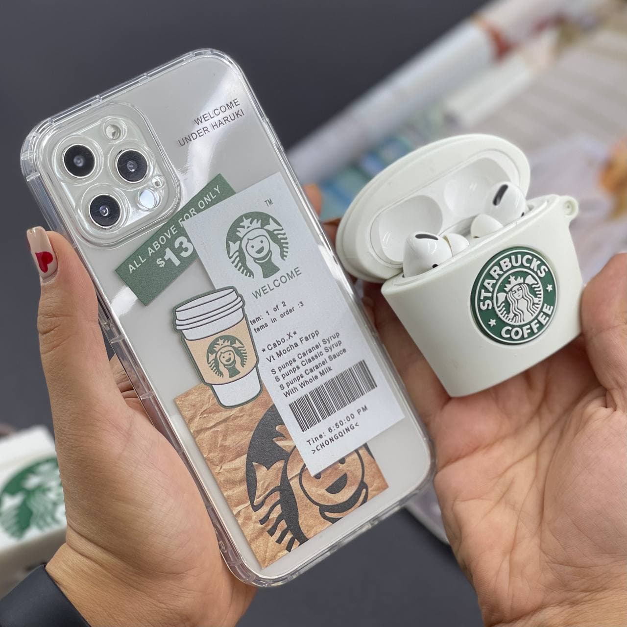 قاب استارباکس ژله ای شفاف