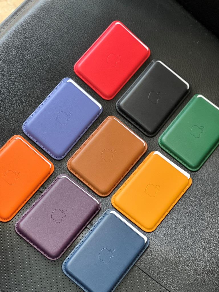 جاکارتی مگ سیف اپل Leather wallet magsafe