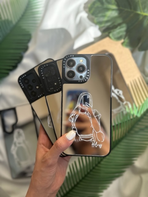 قاب Casetify آینه ای طرح دختر