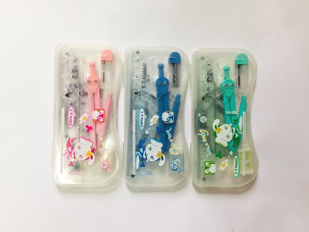 ست خطکش، پرگار، گونیا و نقاله