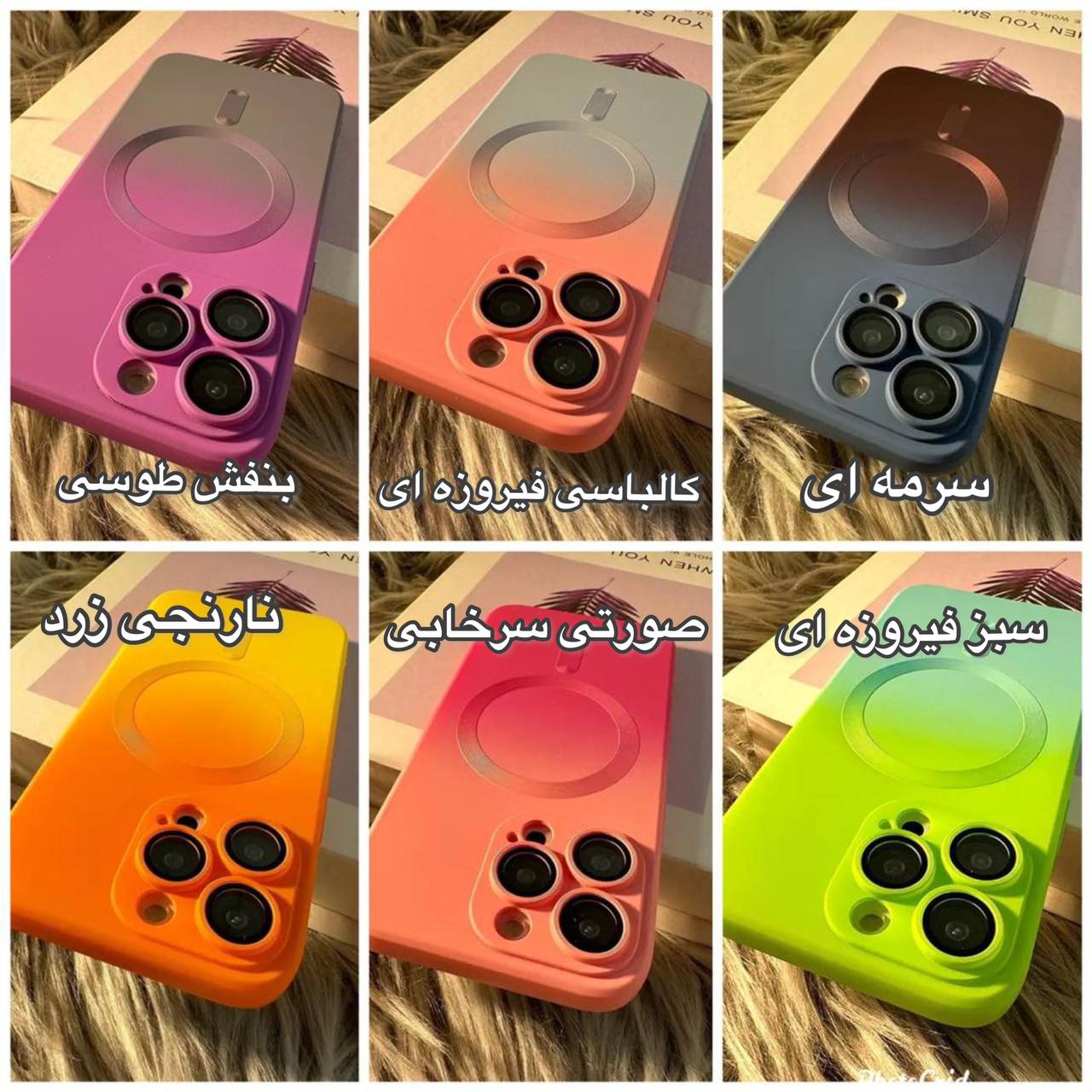 قاب مگسیف رنگین کمان