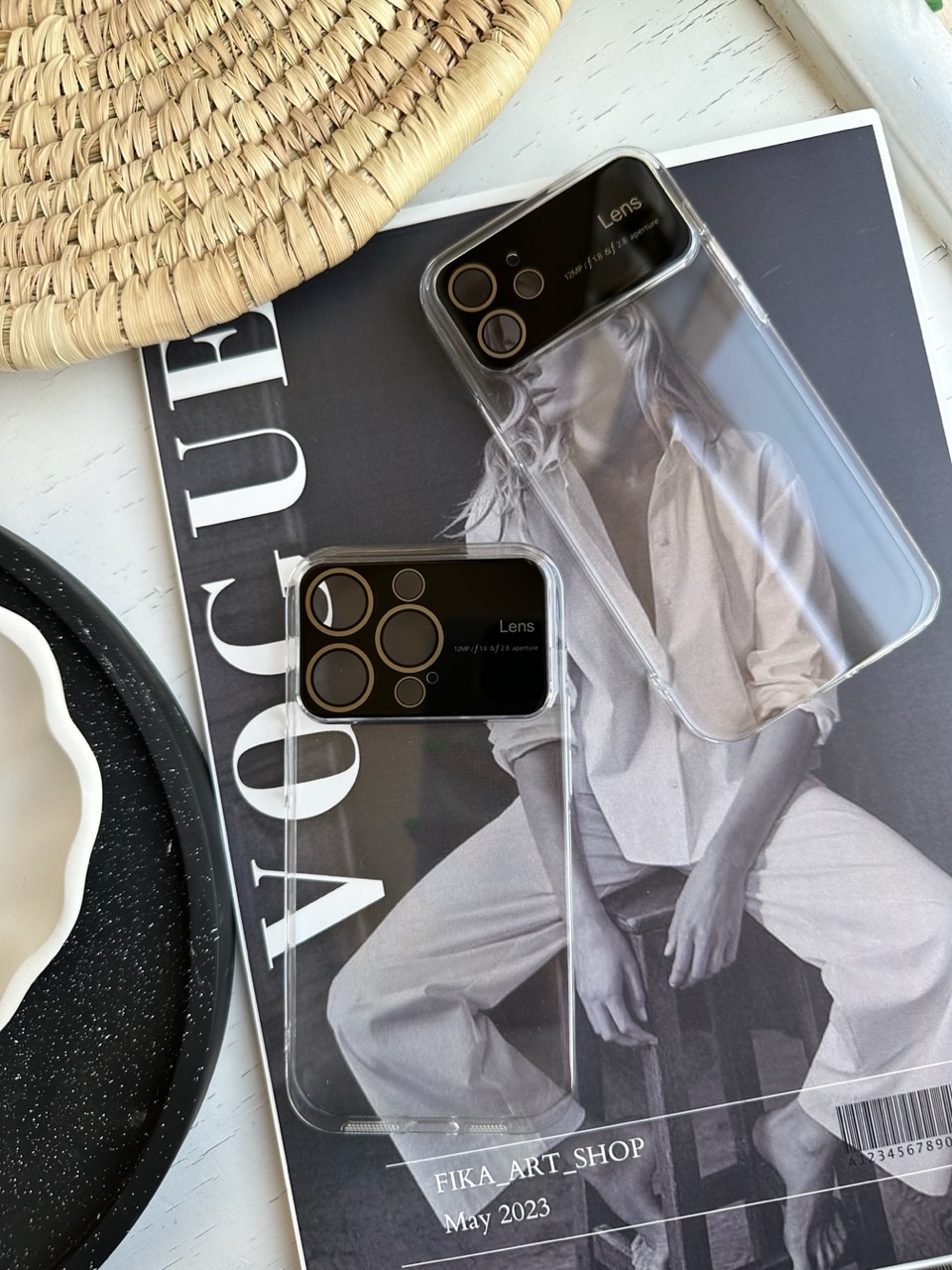 قاب Lens Case شفاف