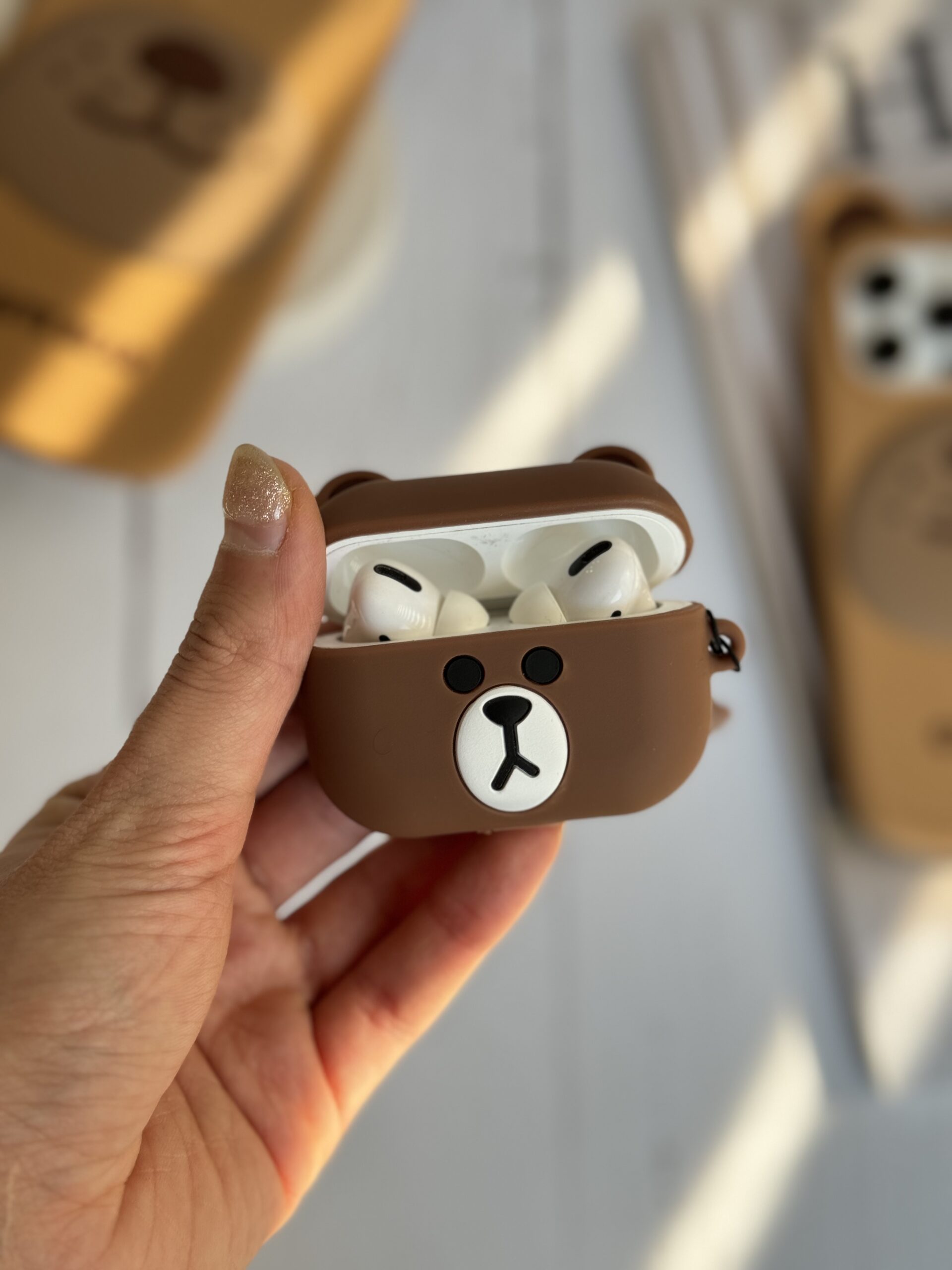 کاور ایرپاد خرس قهوه ای